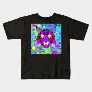 COSMIC CAT SET DESIGN Kids T-Shirt